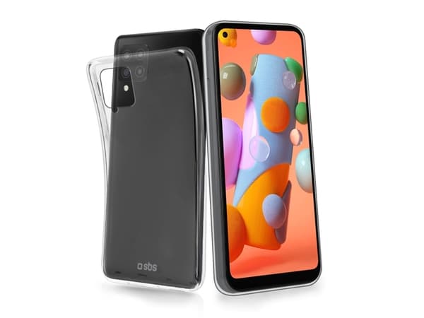 SBS TESKINSAA12T, Suojus, Samsung, Galaxy A12, 16,5 cm (6.5"), Läpinäkyvä