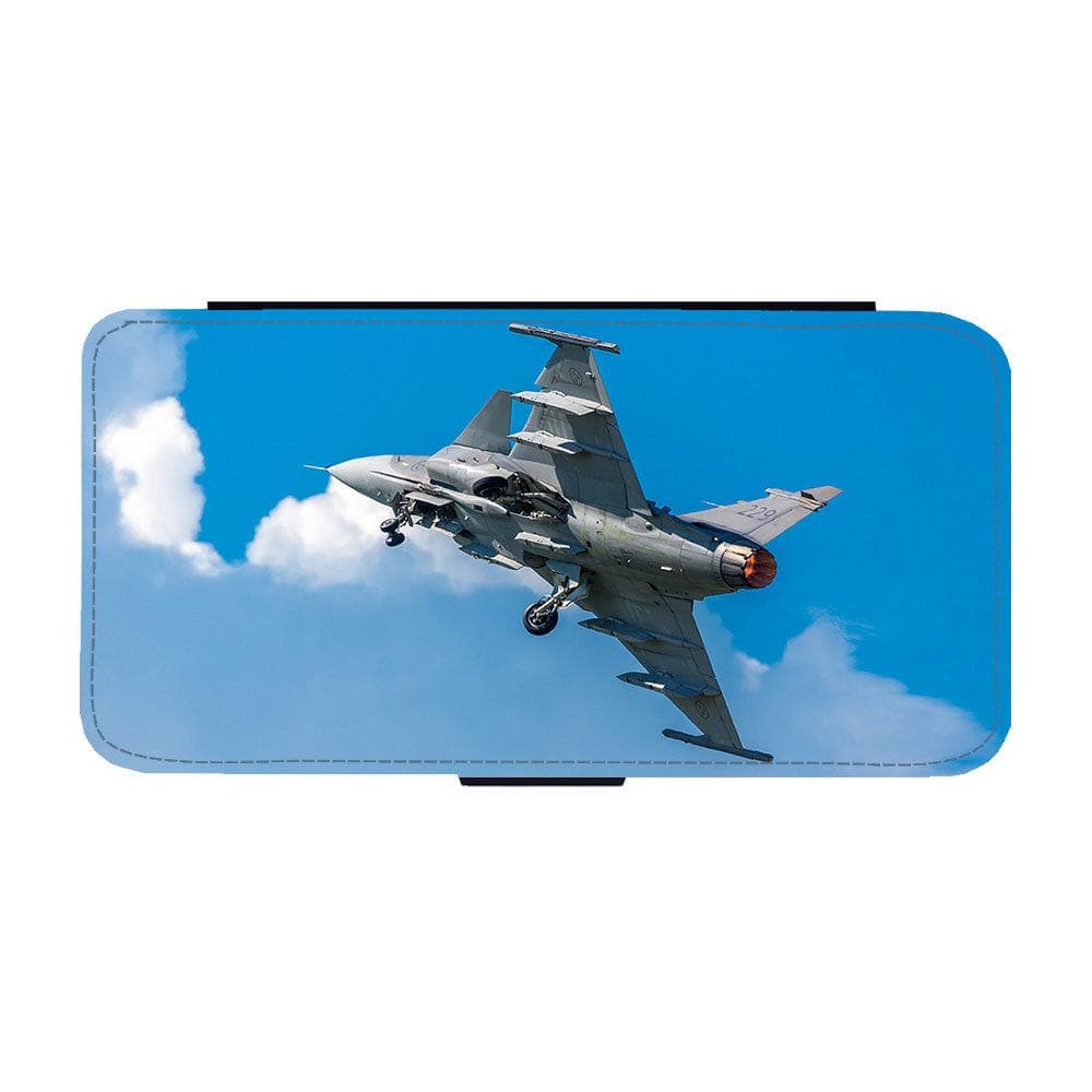 Saab JAS 39 Gripen Jaktplan iPhone 12 Pro Max Plånboksfodral