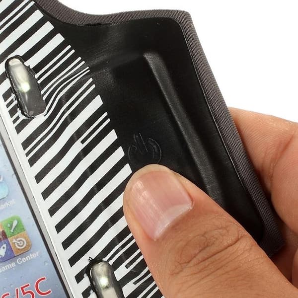 Armband med blinkande lampor till Apple iPhone 5S/5/5C - Vit