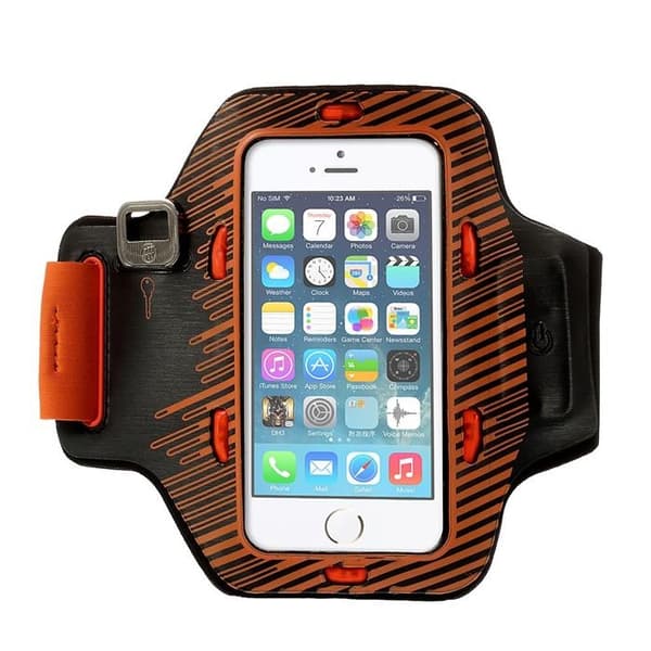 Armband med blinkande lampor till Apple iPhone 5S/5/5C - Orange