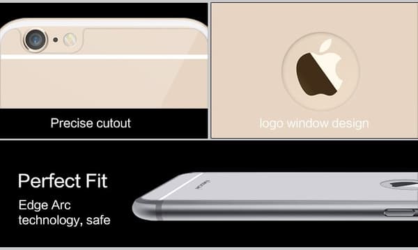 Nillkin Härdat Glas Skärmskydd till baksida till iPhone 6/6S
