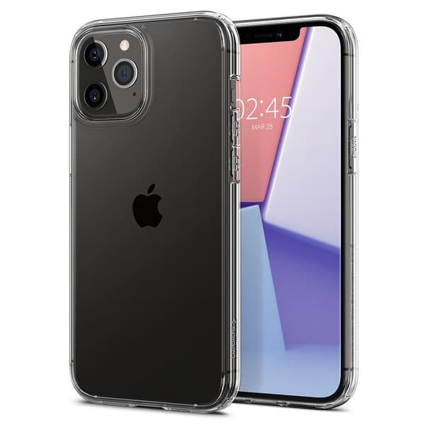 SPIGEN Ultra Hybrid iPhone 12 Pro Max Skal - Crystal Clear