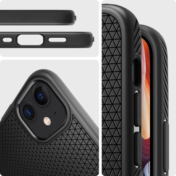 SPIGEN Liquid Air iPhone 12 Mini - Matte Black