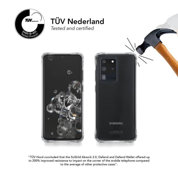 SOSKILD Suojakuori Absorb 2.0 Impact Case Galaxy S20 Ultra