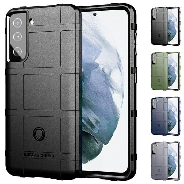 Rugged Shield cover Samsung Galaxy S21 : farve - sort