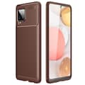 Miniatyrbillede 2 af 3: Carbon silikone cover Samsung Galaxy A42 : farve - brun