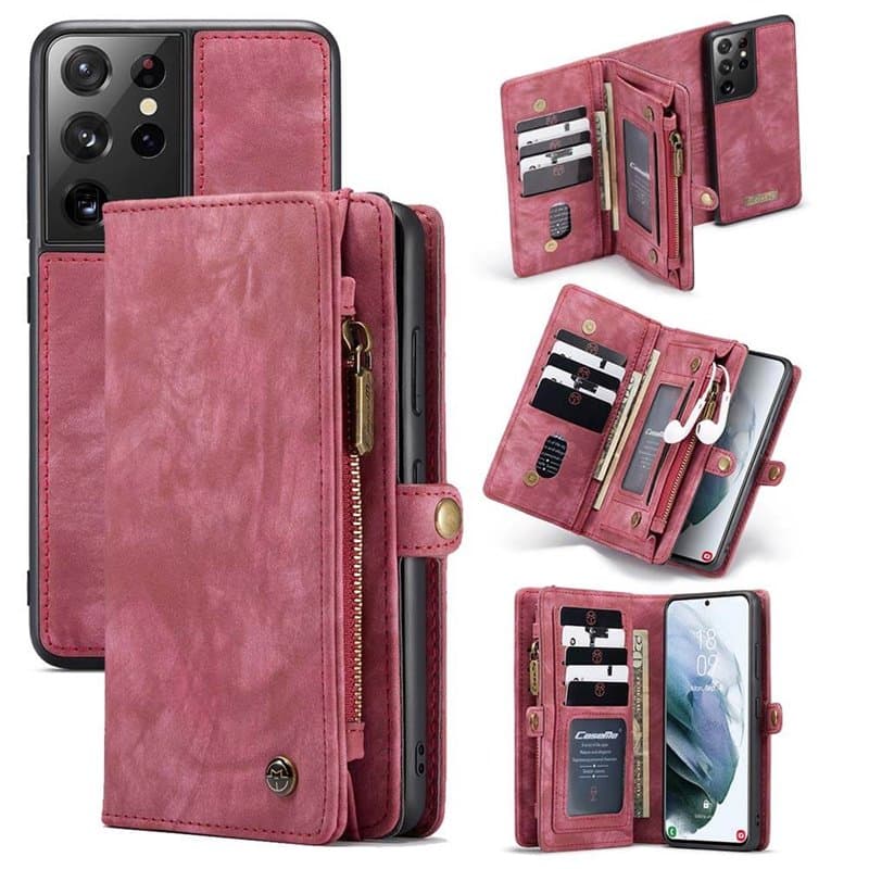 Multiplånbok CaseMe 11-kort Samsung Galaxy S21 Ultra