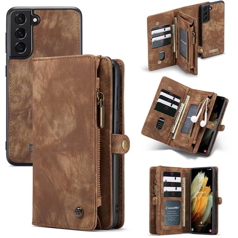 Multiplånbok CaseMe 11-kort Samsung Galaxy S21
