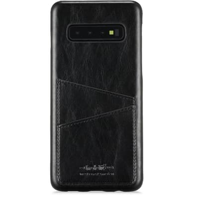 Holdit Mobilskal Galaxy S10 Cardslot Black