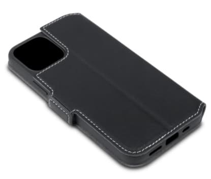 Plånboksfodral iPhone 12 / iPhone 12 Pro Svart Slim