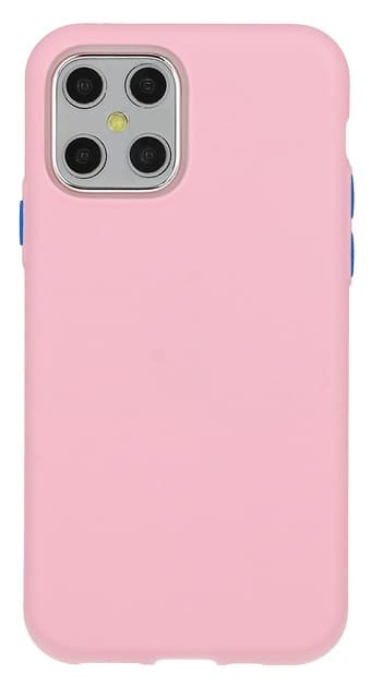iPhone 12 / iPhone 12 Pro Skal Silikon Ljusrosa