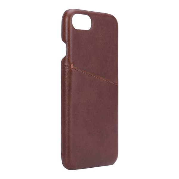 Kännykän kansi iPhone 6 / 7 / 8 / SE Korttilokero Ruskea