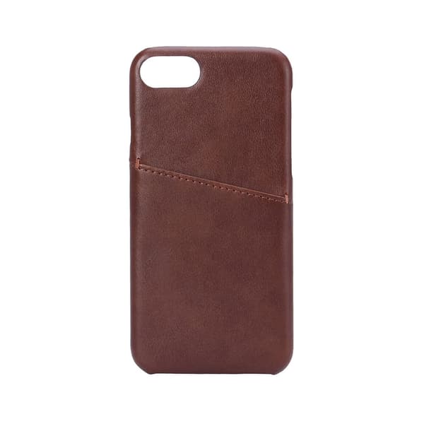 Kännykän kansi iPhone 6 / 7 / 8 / SE Korttilokero Ruskea