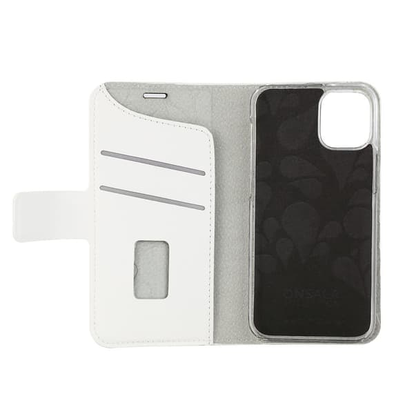 Lommebokveske iPhone 12 Mini Saffiano White