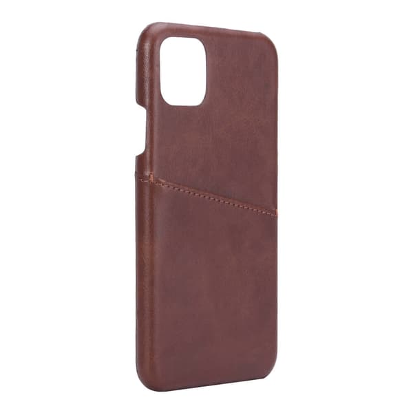 ONSALA Mobildeksel Brun med Kortlomme iPhone 11 Pro Max