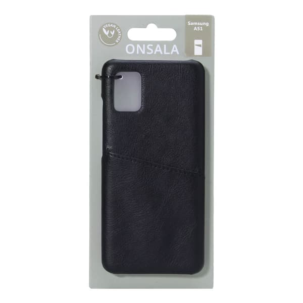 Mobilcover med Kortrum Samsung A51 Sort