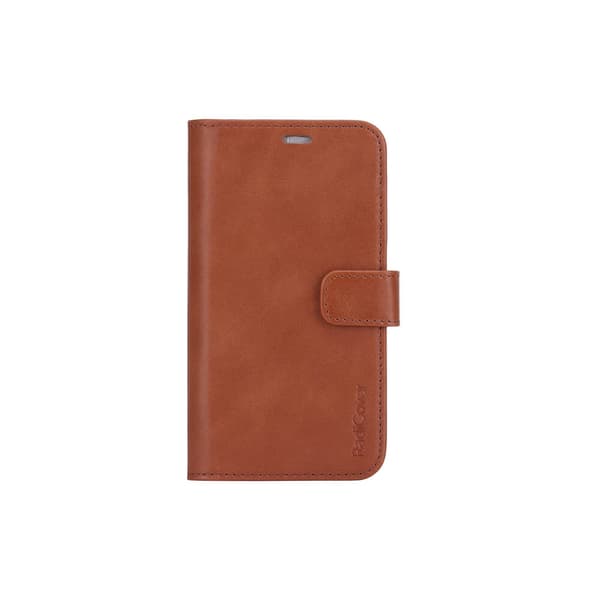 RADICOVER Strålingsbeskyttende Wallet Læder iPhone 12/12 Pro 2in1 Exclusive RFID Brun