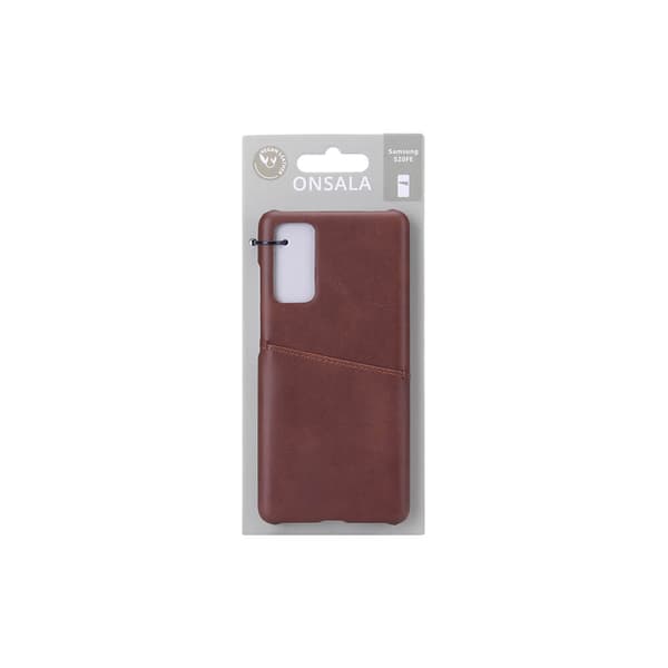 Mobilcover med Kortrum Samsung S20FE 5G / S20FE 4G Brun