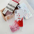 Miniatyrbillede 8 af 11: iPhone 12 - Moving Glitter 3D Bling Cover / Beskyttelse