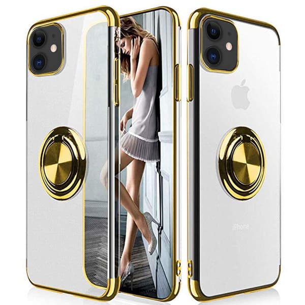 Smidigt Stilsäkert Skal med Ringhållare (Floveme) - iPhone 12