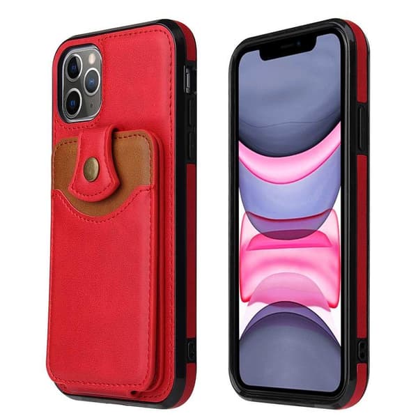 iPhone 12 Pro - Effektfullt Skal med Korthållare