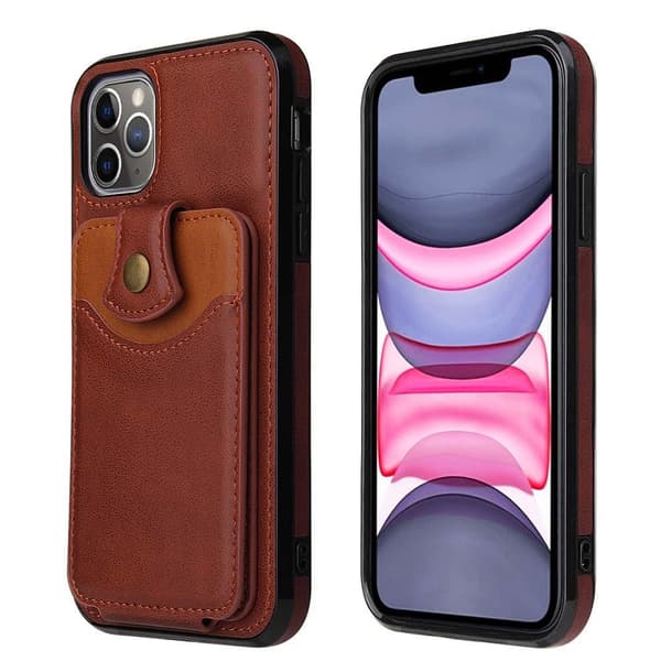 iPhone 12 Pro - Effektfullt Skal med Korthållare