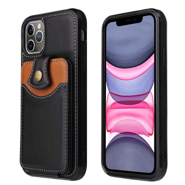 iPhone 12 Pro - Effektfullt Skal med Korthållare
