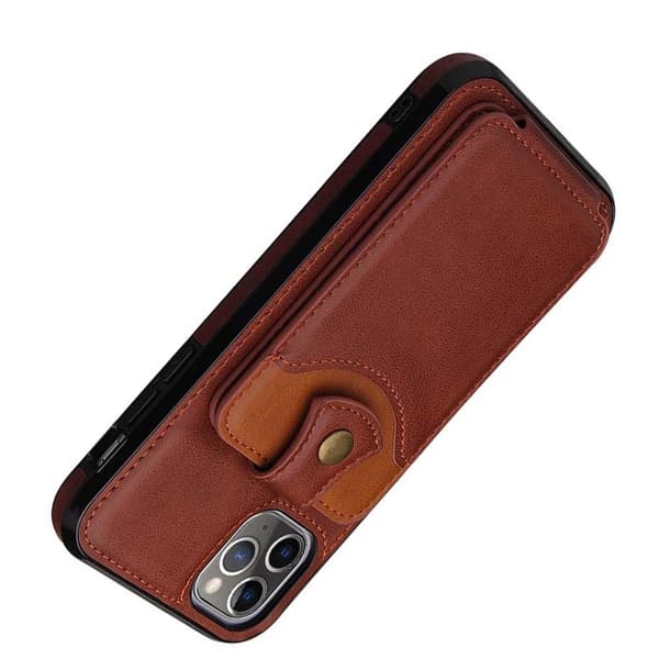 iPhone 12 Pro - Effektfullt Skal med Korthållare