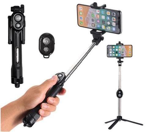 Selfiestick / tripod mobilstativ med bluetooth fjärrkontroll