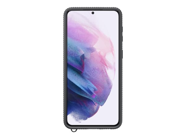 Samsung Clear Protective Cover EF-GG996 - Bagsidecover til mobiltelefon - sort - for Galaxy S21+ 5G