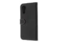 Miniatyrbild 4 av 5: Insmat Flip Case - Vikbart fodral för mobiltelefon - genuint läder, termoplastisk polyuretan (TPU) - svart - för Samsung Galaxy Xcover 5