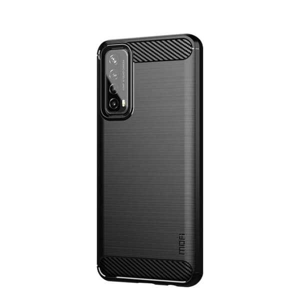 MOFI Huawei P smart 2021 Karbon fiber Skal - Svart