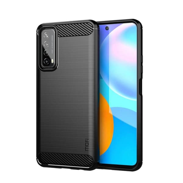 MOFI Huawei P smart 2021 Karbon fiber Skal - Svart