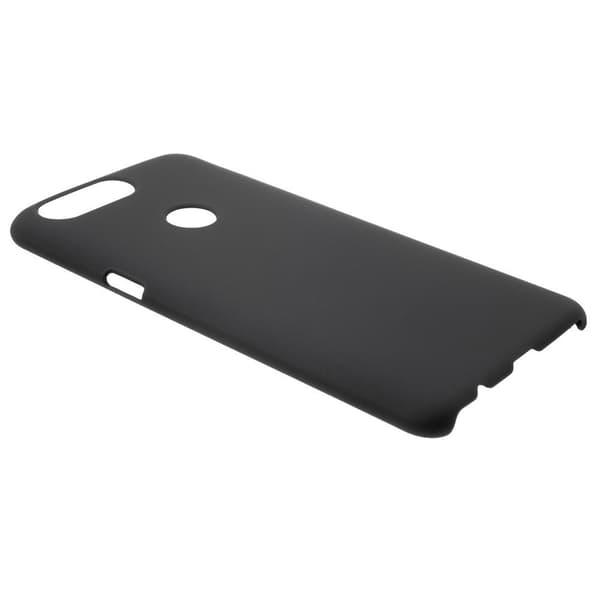 Kumipäällysteinen kova PC-matkapuhelinkotelo OnePlus 5T: lle - musta