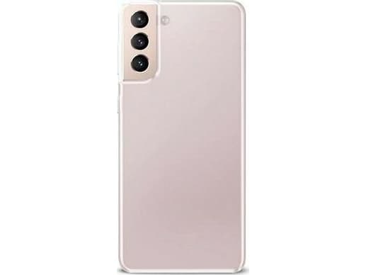 PURO 0.3 Nude - Baksidedeksel for mobiltelefon - termoplast-polyuretan (TPU) - gjennomsiktig - for Samsung Galaxy S21 5G