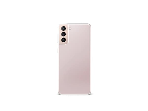 PURO 0.3 Nude - Baksidedeksel for mobiltelefon - termoplast-polyuretan (TPU) - gjennomsiktig - for Samsung Galaxy S21 5G