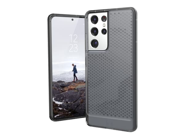[U] Case for Samsung Galaxy S21 Ultra 5G [6.8-inch] - Lucent Ash - Baksidesskydd för mobiltelefon - ask - för Samsung Galaxy S21 Ultra 5G