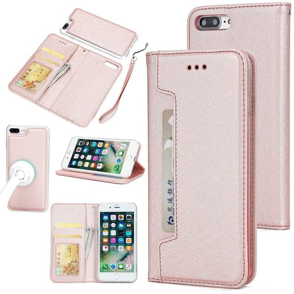 iPhone 8 Plus - Smidigt FLOVEME Pl�nboksfodral