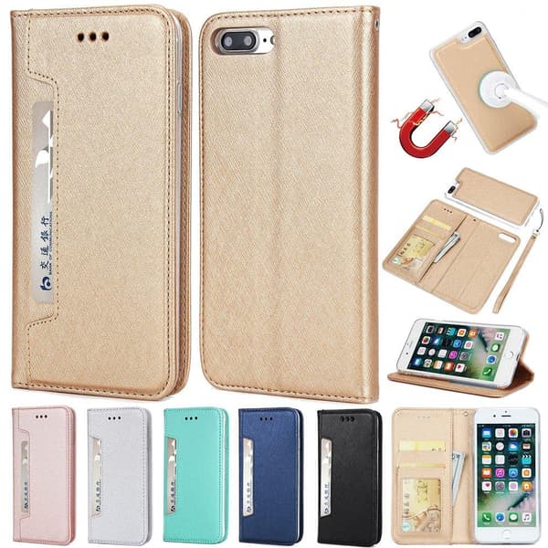 iPhone 8 Plus - Smidigt FLOVEME Pl�nboksfodral