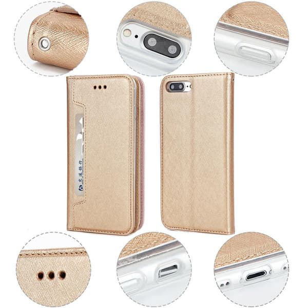 iPhone 8 Plus - Smidigt FLOVEME Pl�nboksfodral