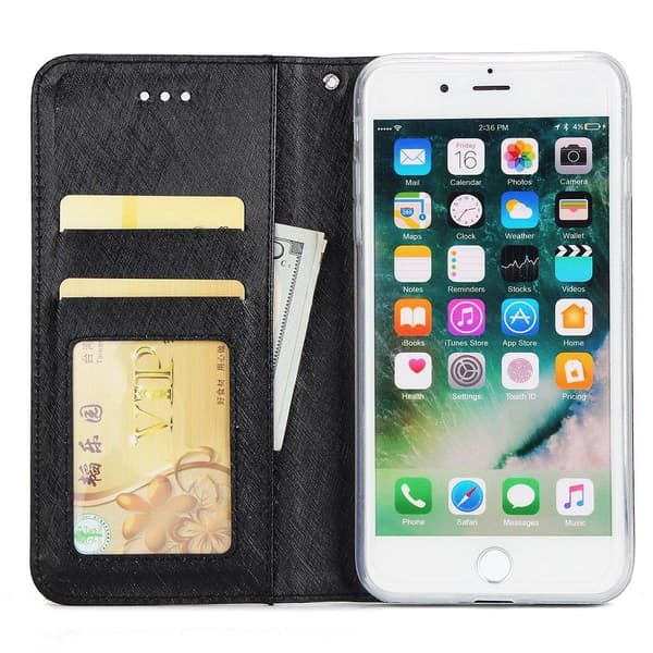 iPhone 8 Plus - Smidigt FLOVEME Pl�nboksfodral