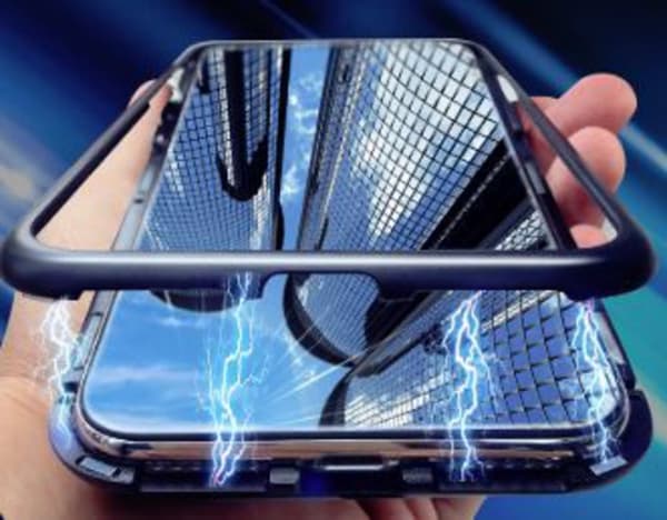 Magnetisk iphone 7/8 skall röd Svart