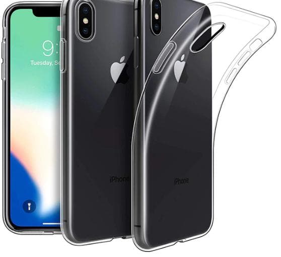 UVR Ultra Slim Transparent Mjuk TPU Silikon fodral till iPhone X