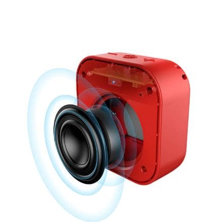 Vattentät Mifa Bluetooth-högtalare röd