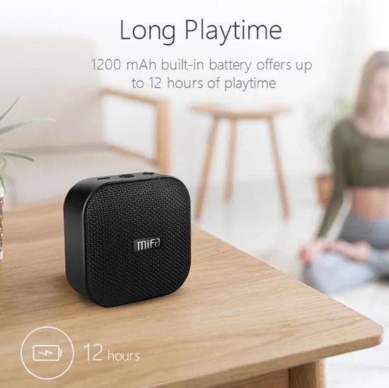 Vattentät Mifa Bluetooth-högtalare röd