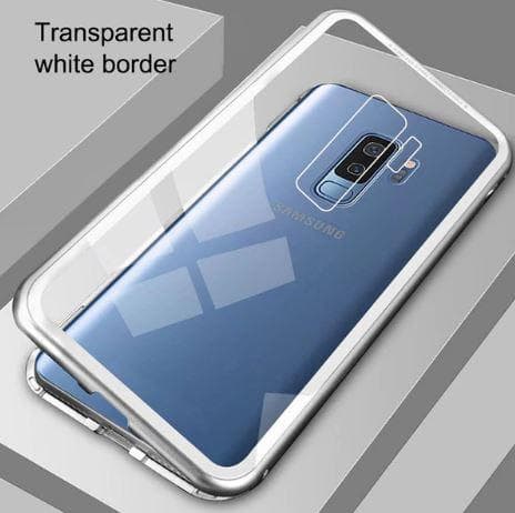magnetisk glas bakfodral Samsung s9 svart