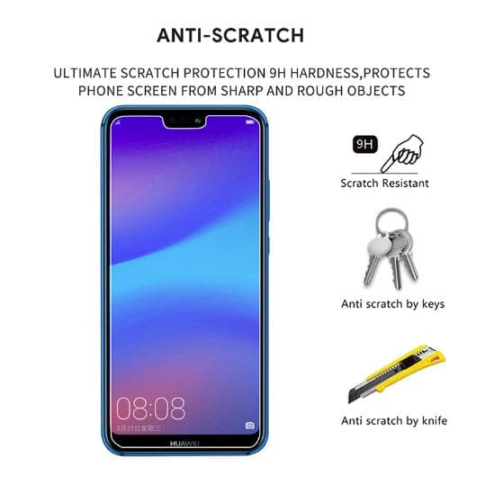 2 st härdad glas för Huawei P20 pro