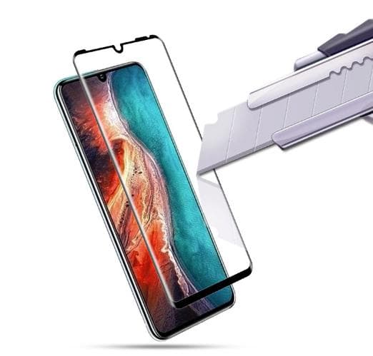 Heltäckande Huawei P30  härdad glas 10D