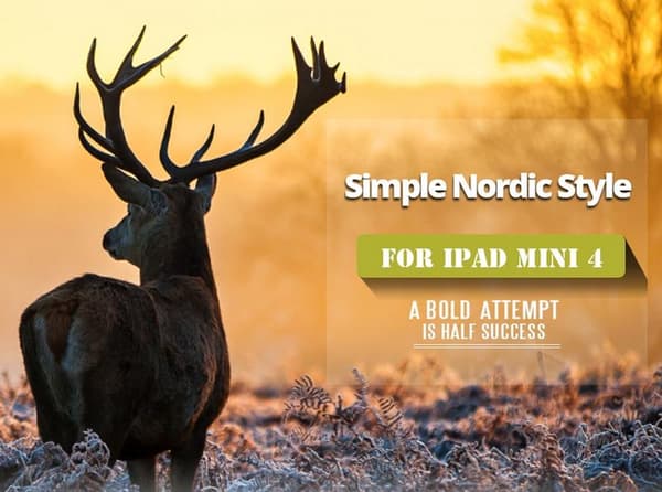Nordic Ipad mini 4/5 fodral blå