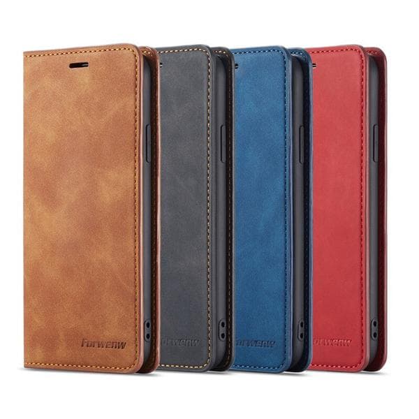 hög kvalitet Samsung S10 fodral brun